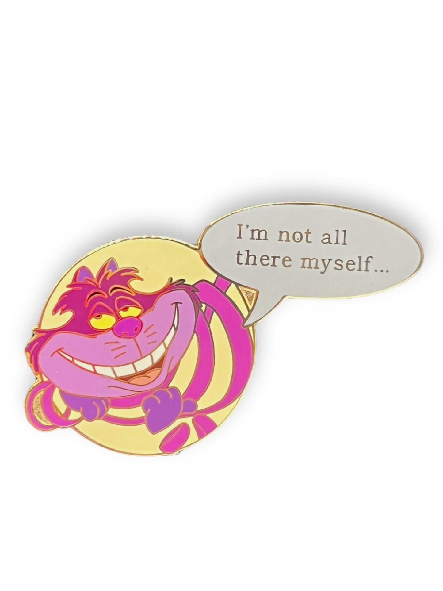 Disney Auctions Film Quote Cheshire Pin