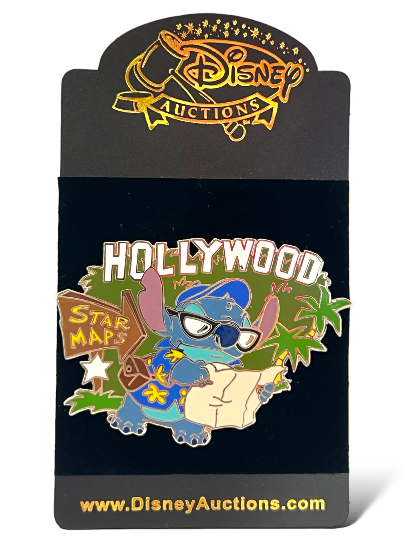 Disney Auctions Stitch in US Cities Hollywood Pin