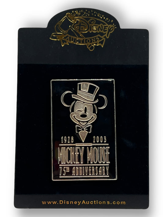 Disney Auctions 75th Anniversary Mickey Mouse Jumbo Pin