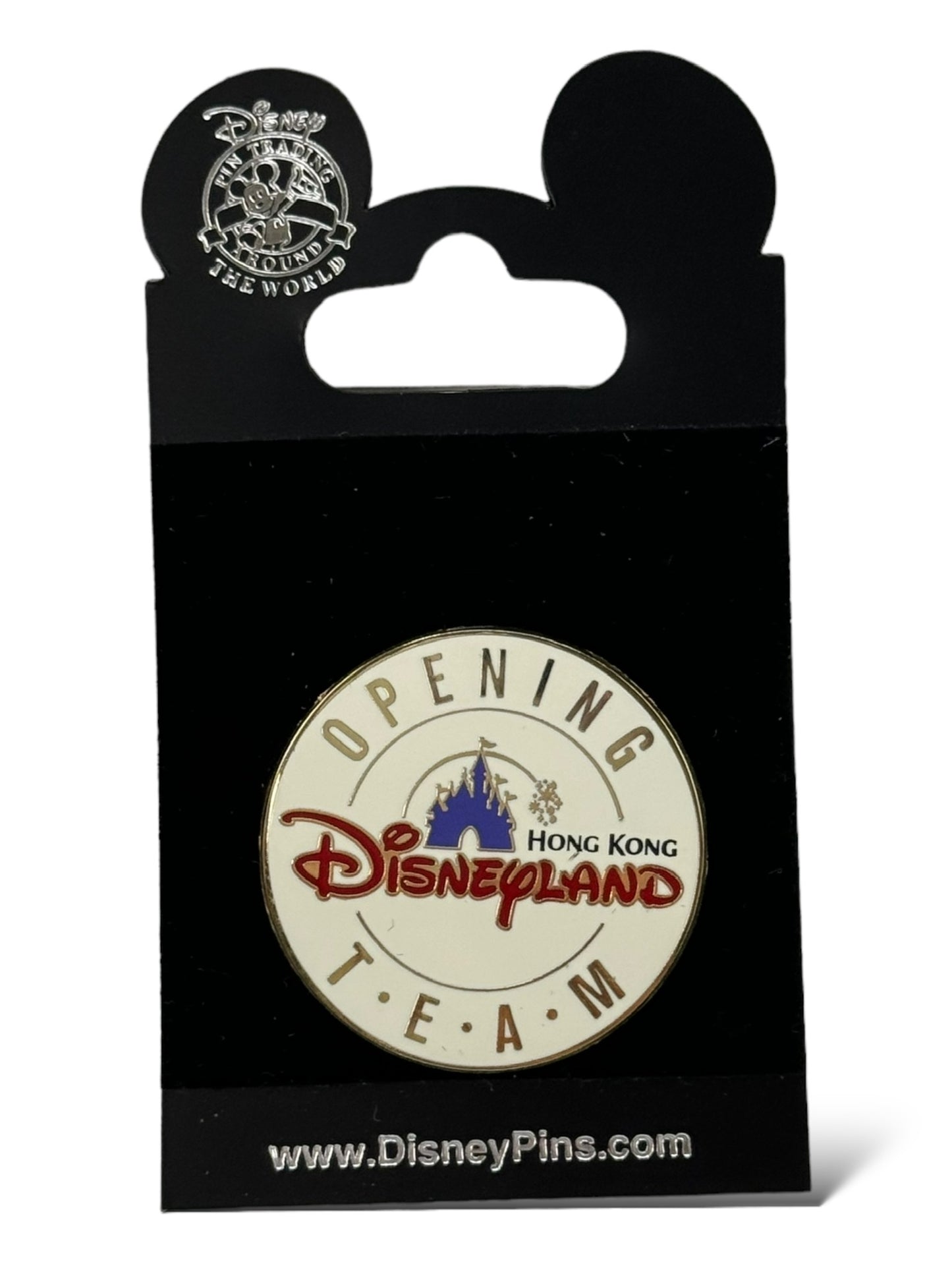 HKDL Opening Team Round Pin