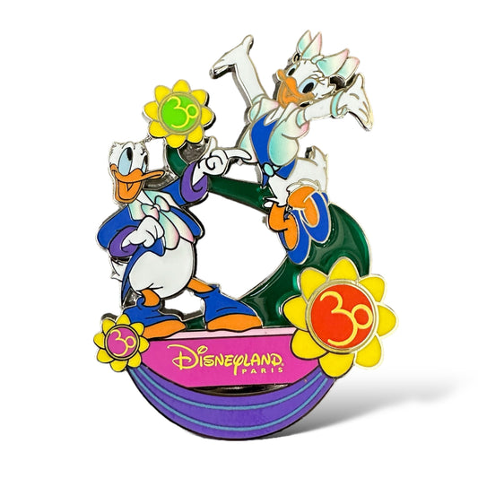 DLRP 30th Anniversary Donald and Daisy Pin