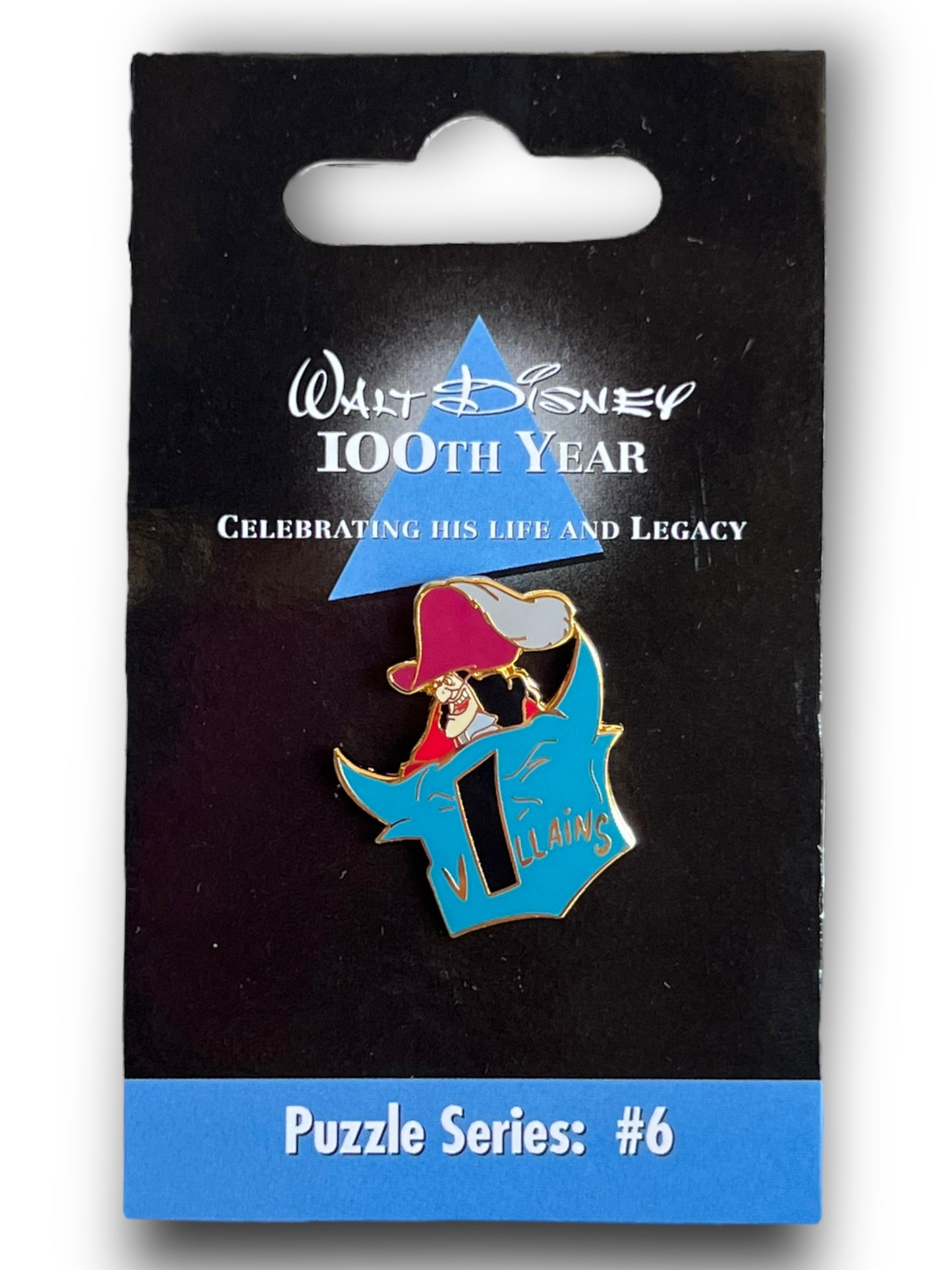 Japan Disney Walt Disney Puzzle Captain Hook "I" Pin