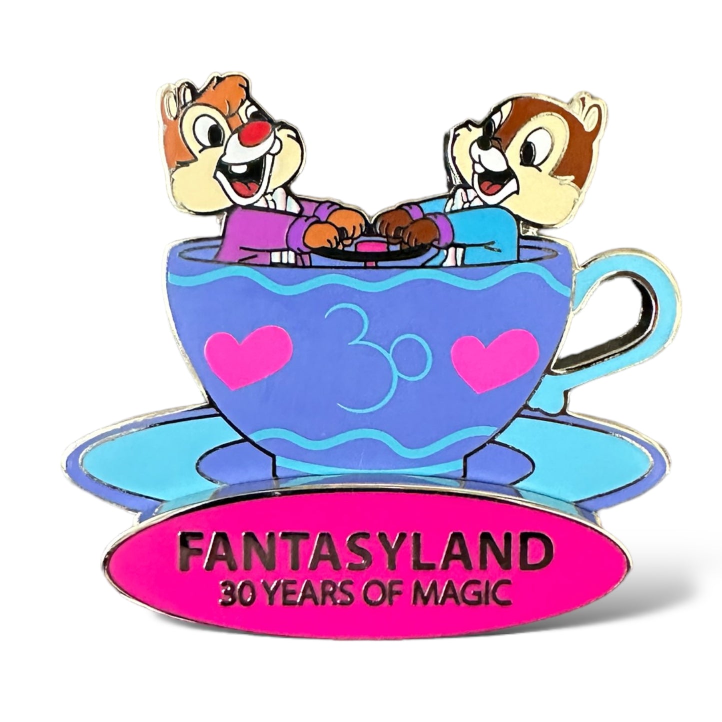 DLRP 30th Anniversary Fantasyland Chip n' Dale Pin