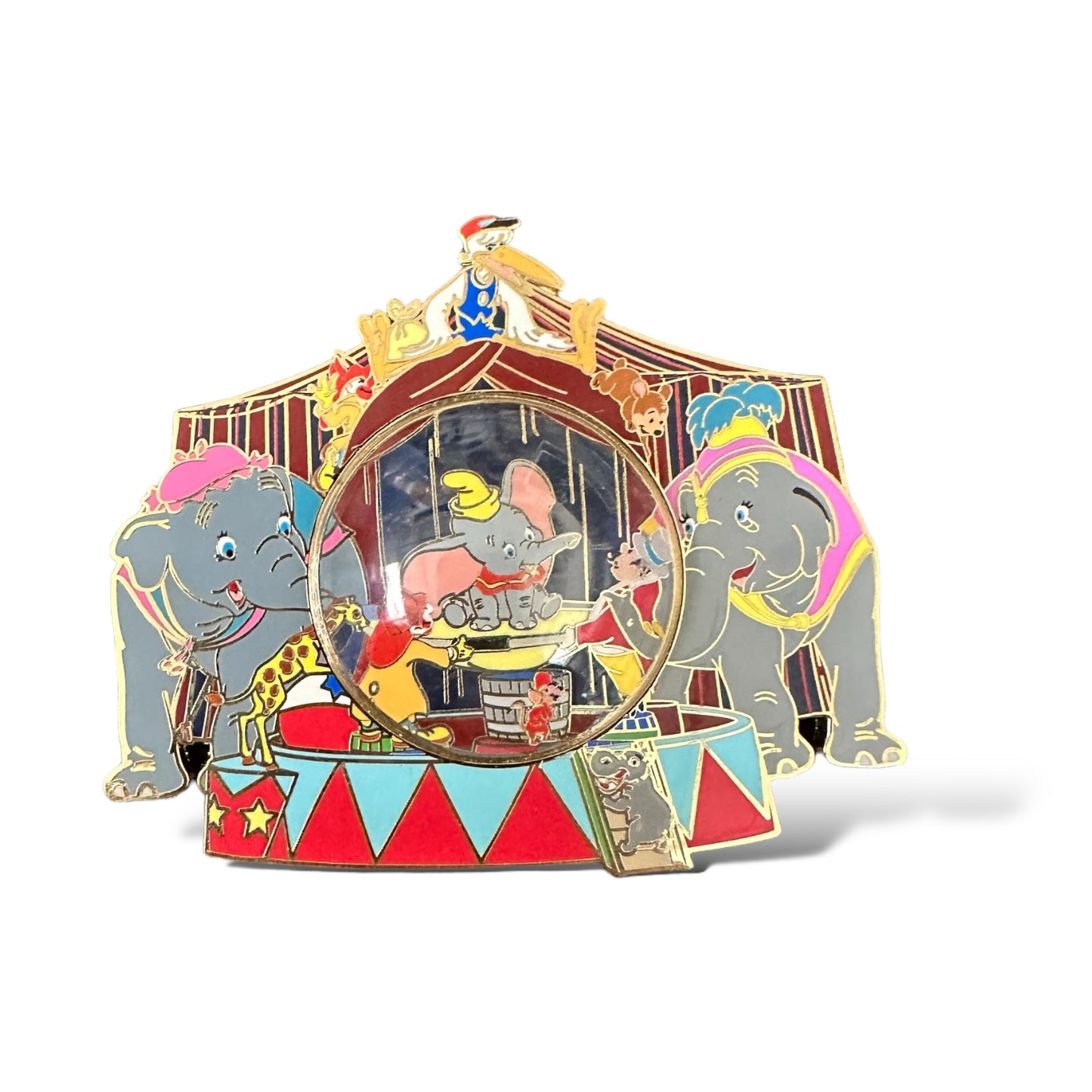 DEC Snow Globe Dumbo Pin