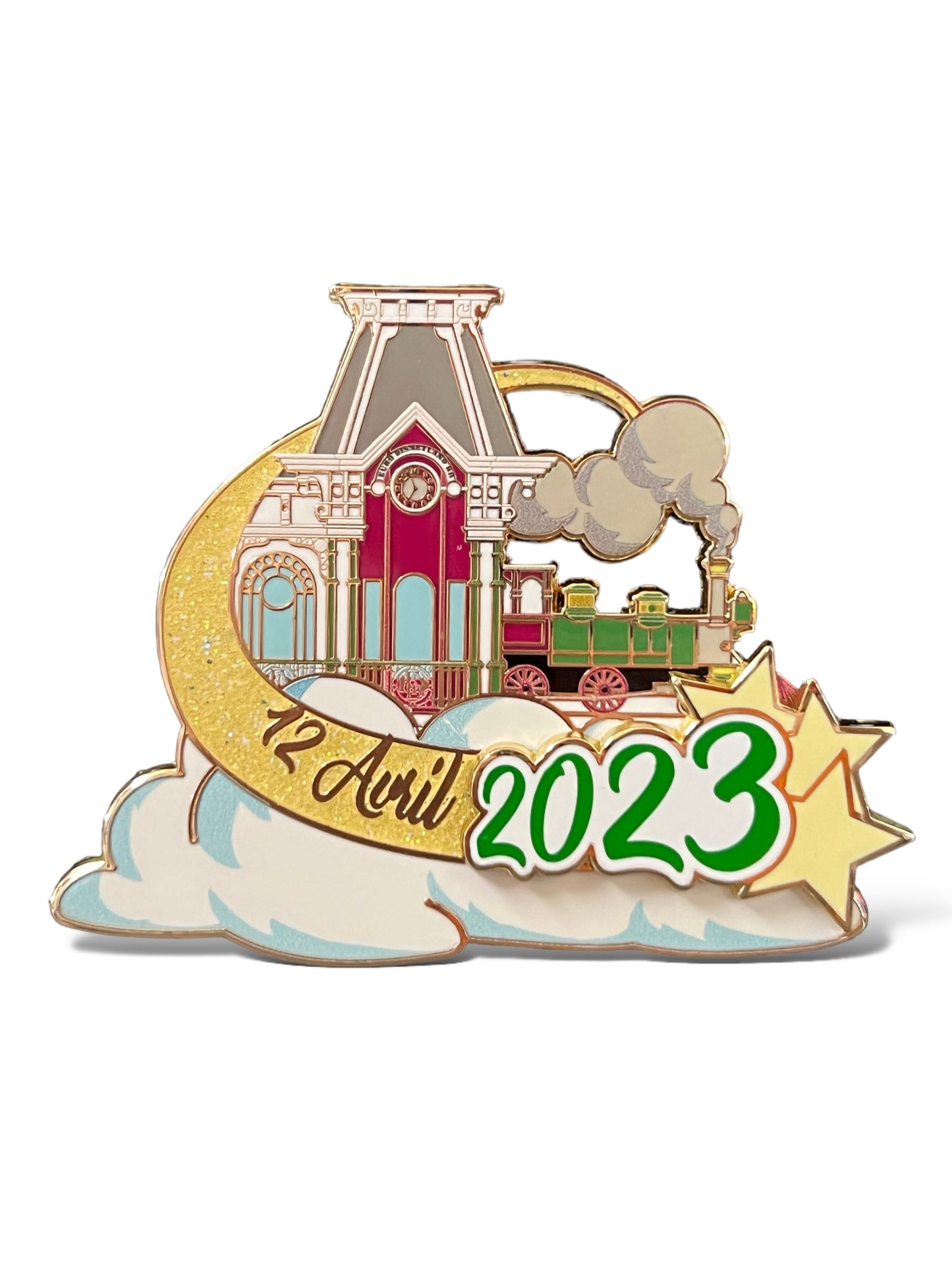 DLRP 30th Anniversary Disneyland Paris Railroad Station Pin