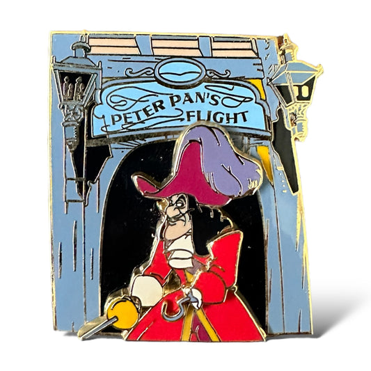 Disney Auctions Peter Pan's Flight Captain Hook Pin