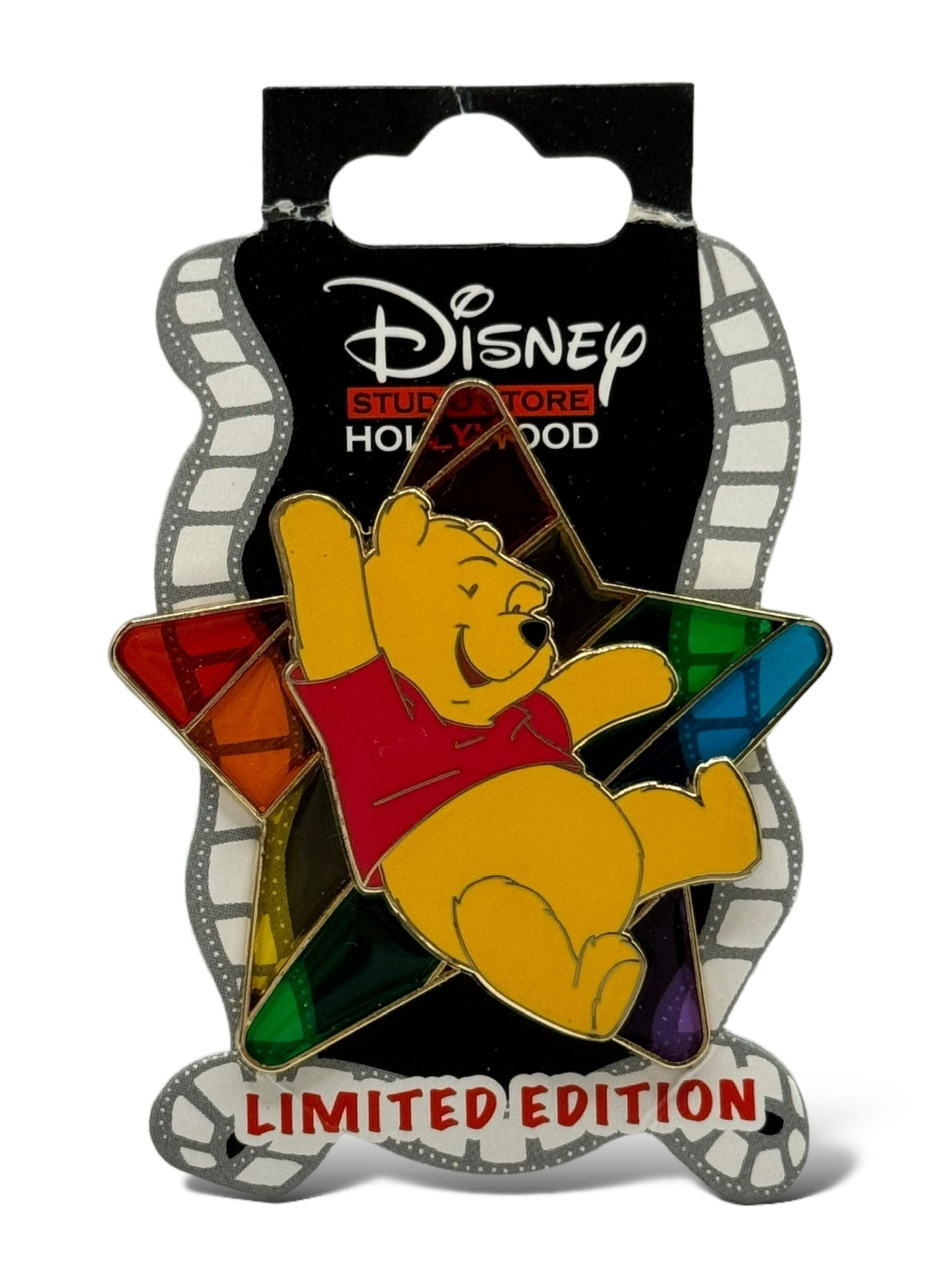 DSSH Pride Stain Glass Winnie The Pooh Pin