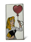 DSSH Stain Glass Heart Balloon Briar Rose Pin