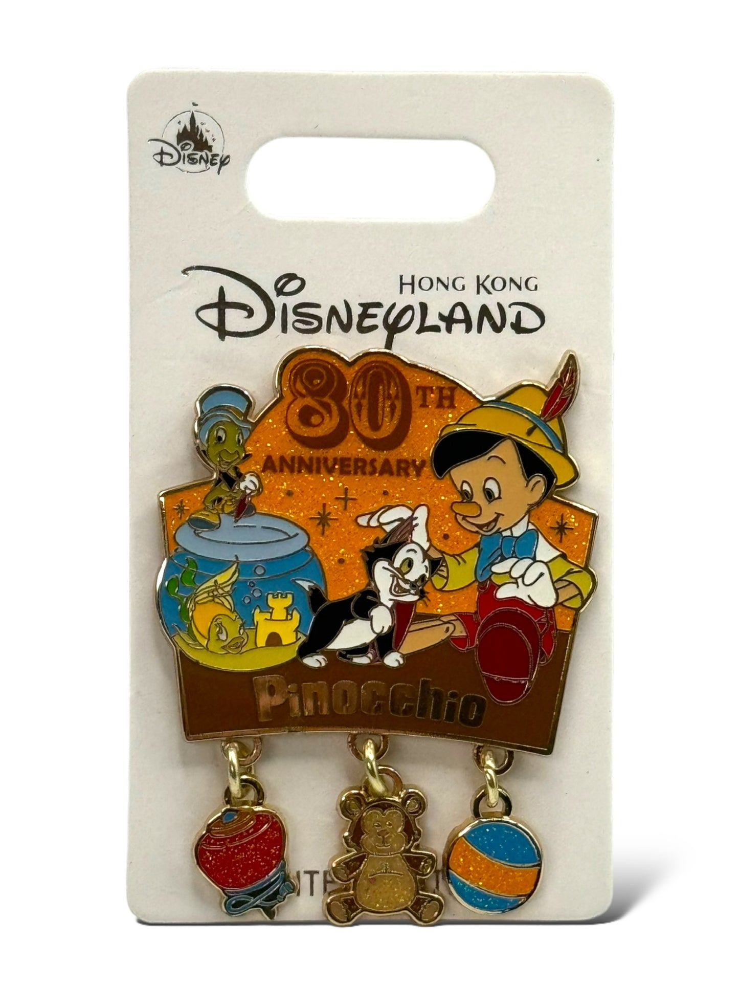 HKDL 80th Anniversary Pinocchio Pin