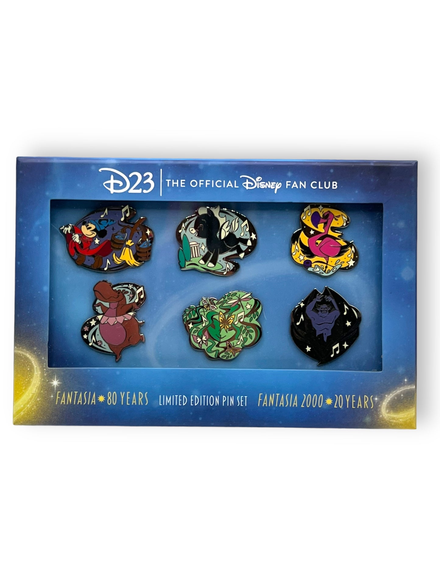 D23 Fantasia & Fantasia 2000 Anniversary Pin Set