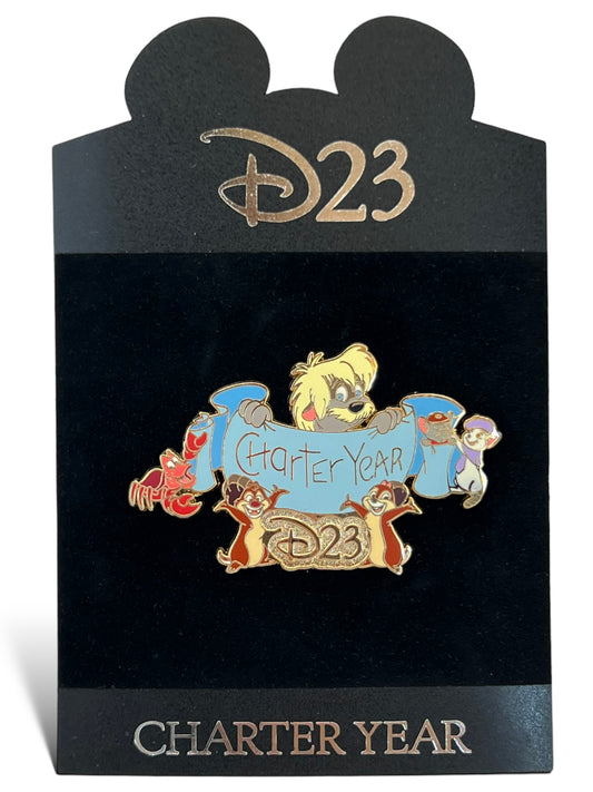 D23 Membership Exclusive Charter Year Certificate Pin