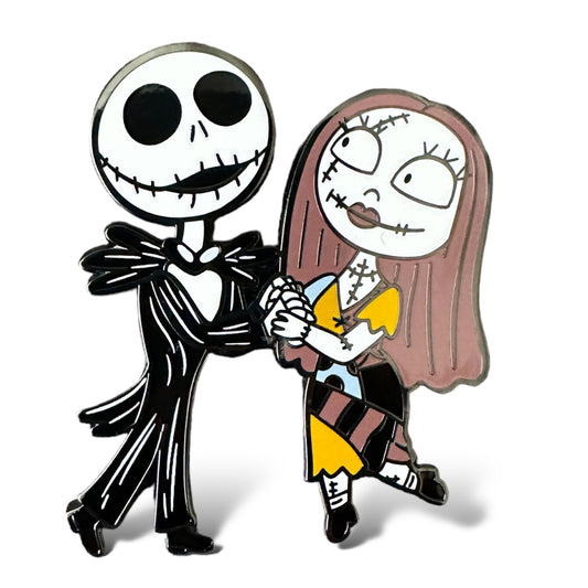 DLRP Nightmare Before Christmas Cutie Jack and Sally Pin