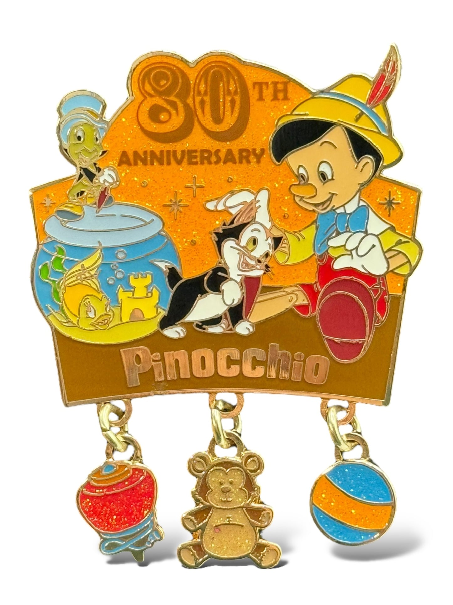 HKDL 80th Anniversary Pinocchio Pin