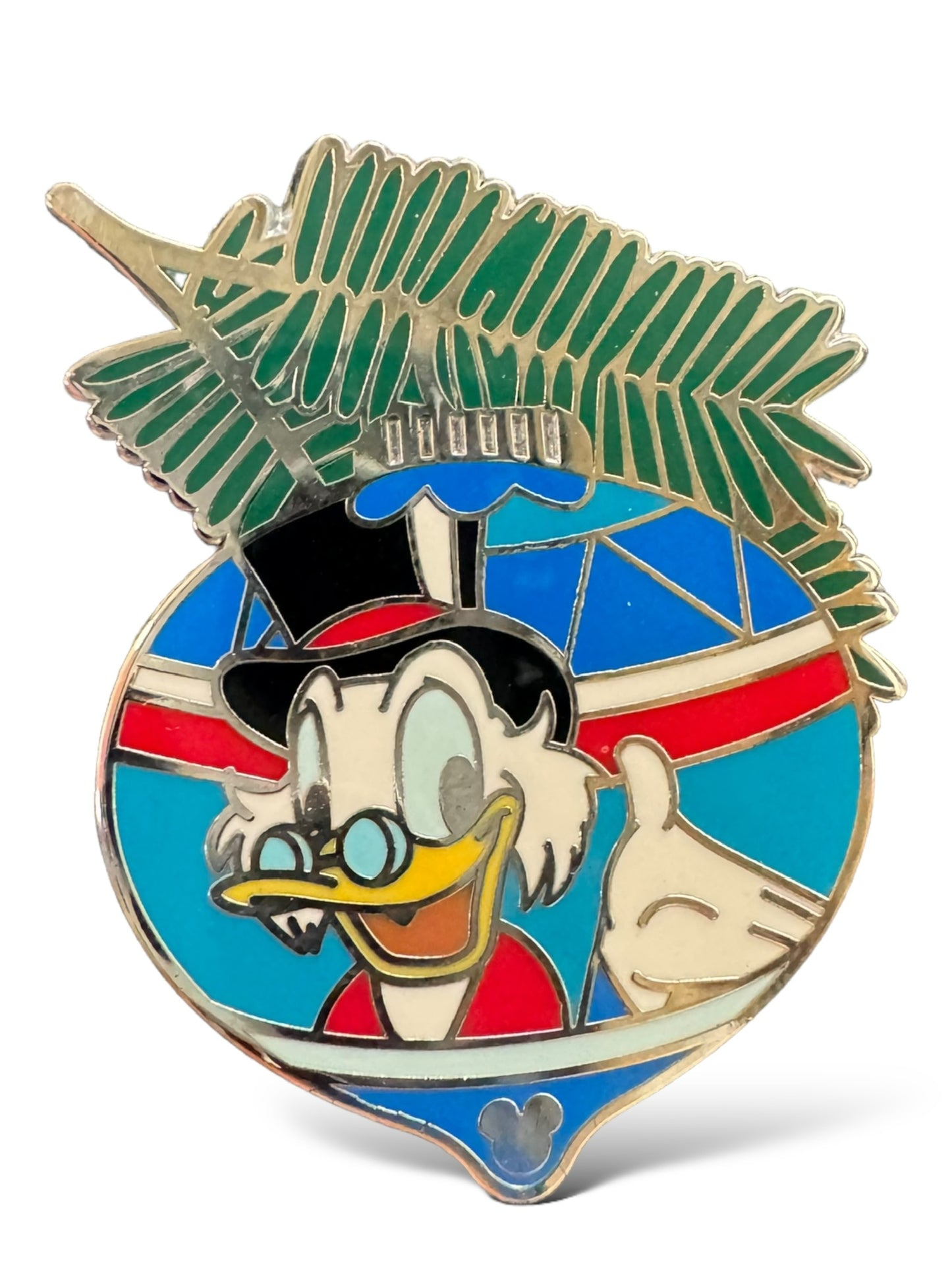 Cast Lanyard Ornaments Scrooge McDuck Hidden Mickey Pin
