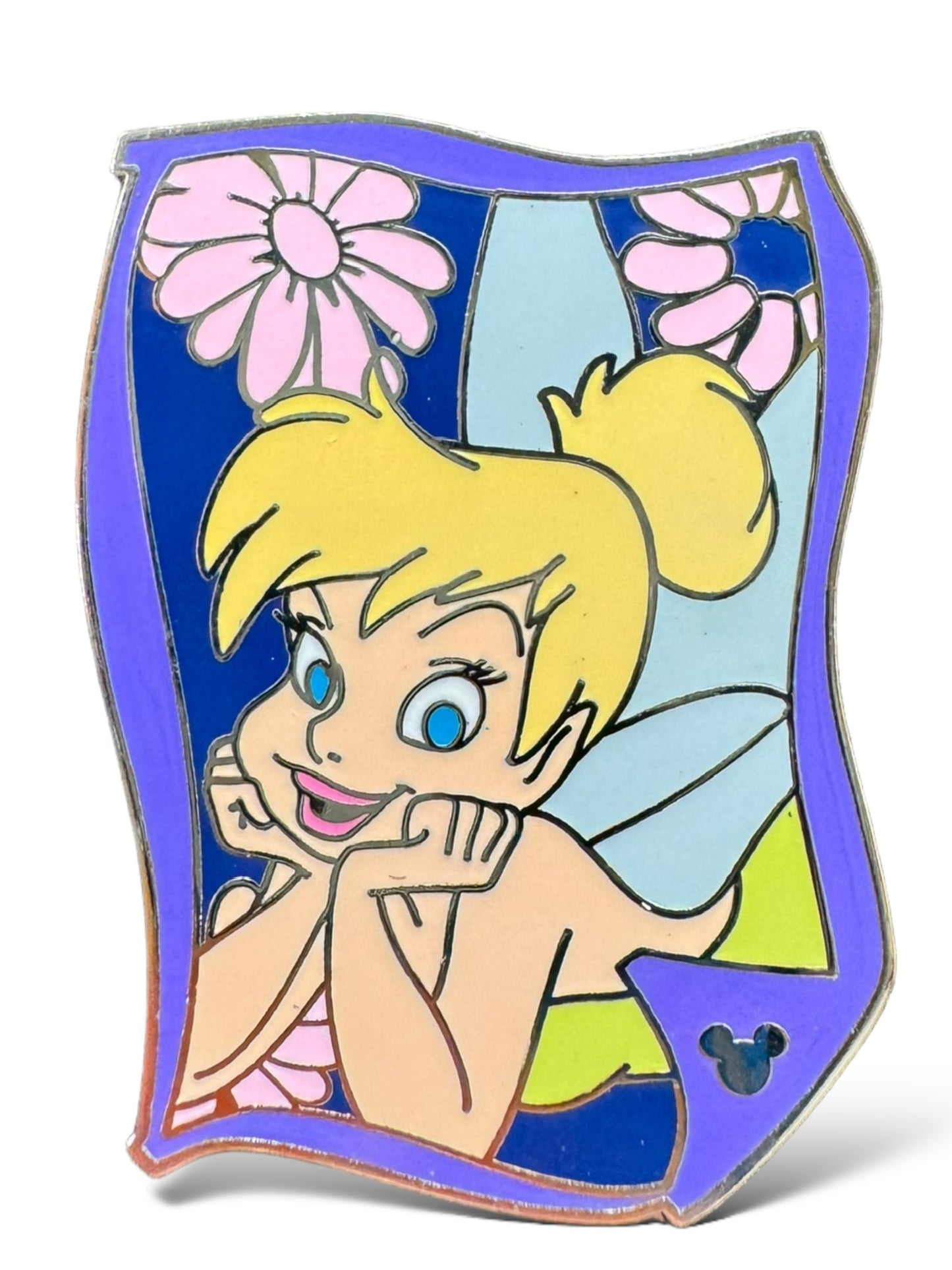 Cast Lanyard Tinker Bell Portrait Purple Hidden Mickey Pin