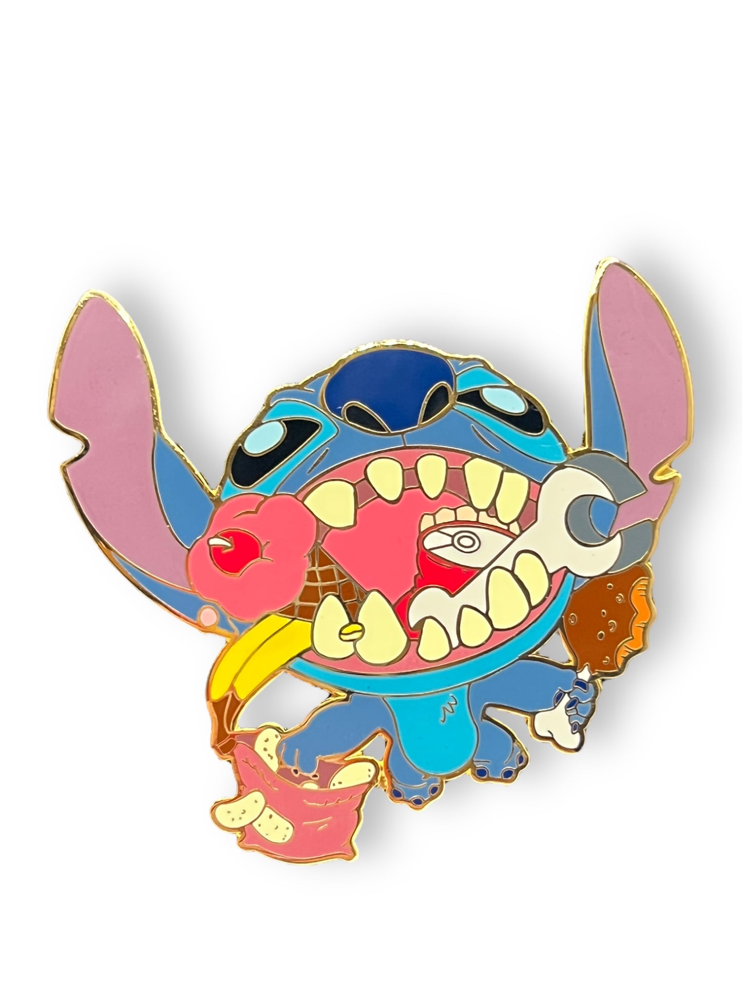 Disney Shopping Stitch Giant Mouthful Pin