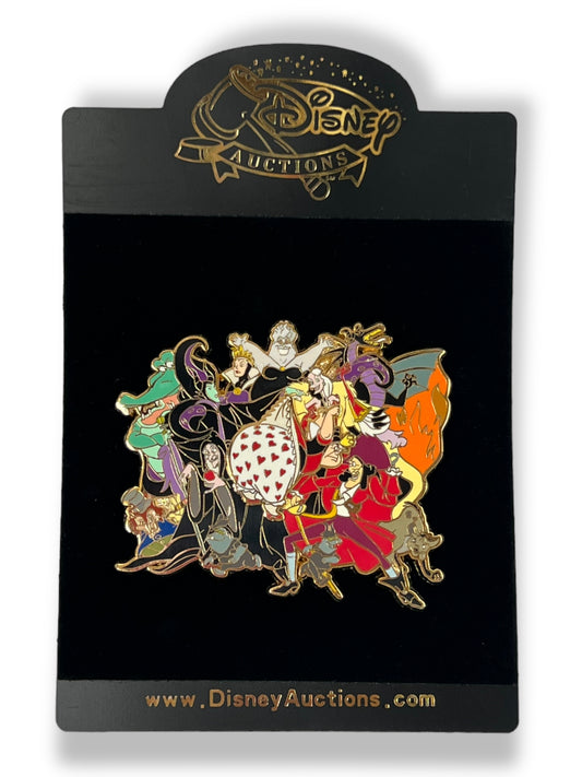 Disney Auctions Villains Group Jumbo Pin