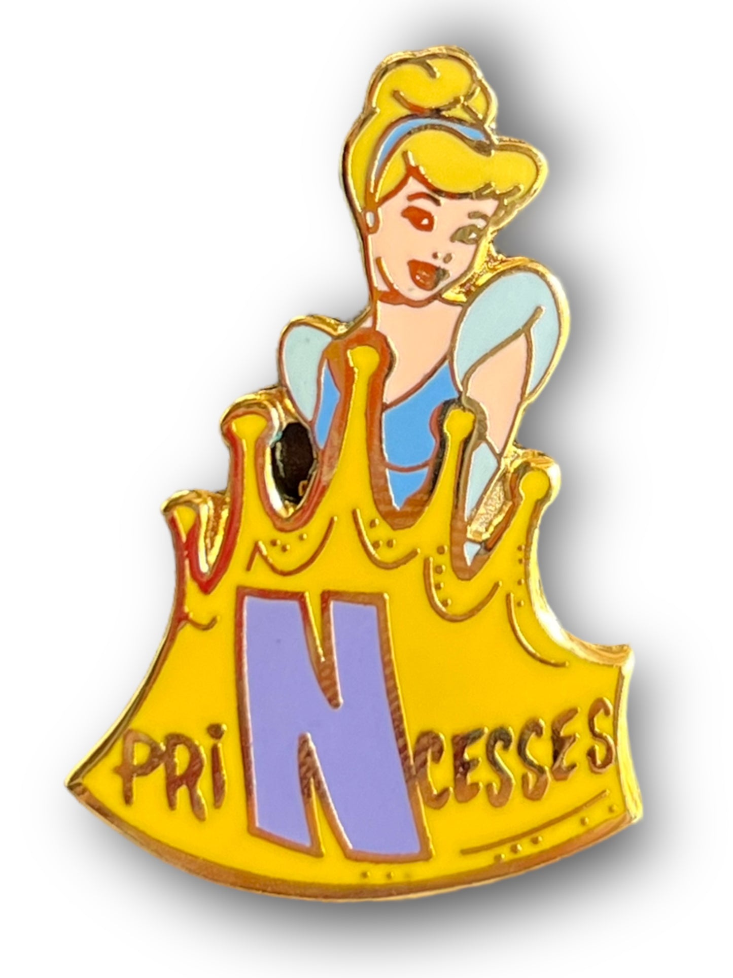 Japan Disney Walt Disney Puzzle Cinderella "N" Pin