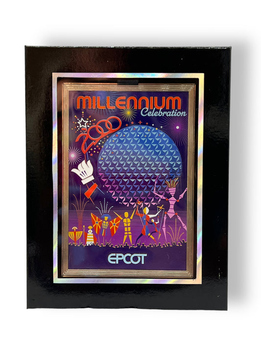 WDI Epcot Poster Millennium Celebration Pin