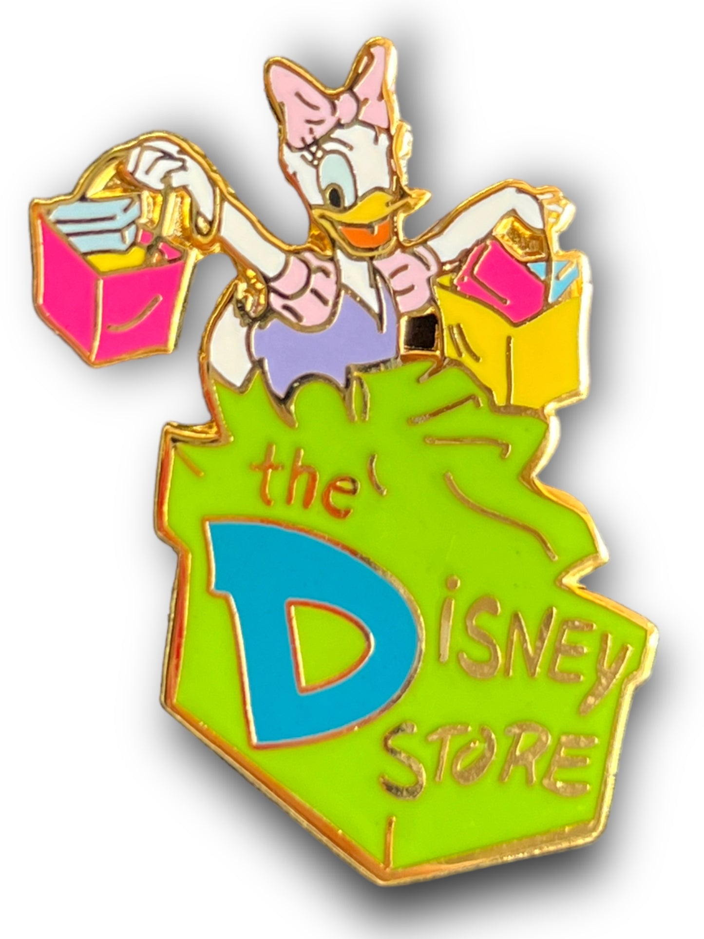 Japan Disney Walt Disney Puzzle Daisy "D" Pin