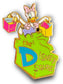 Japan Disney Walt Disney Puzzle Daisy "D" Pin