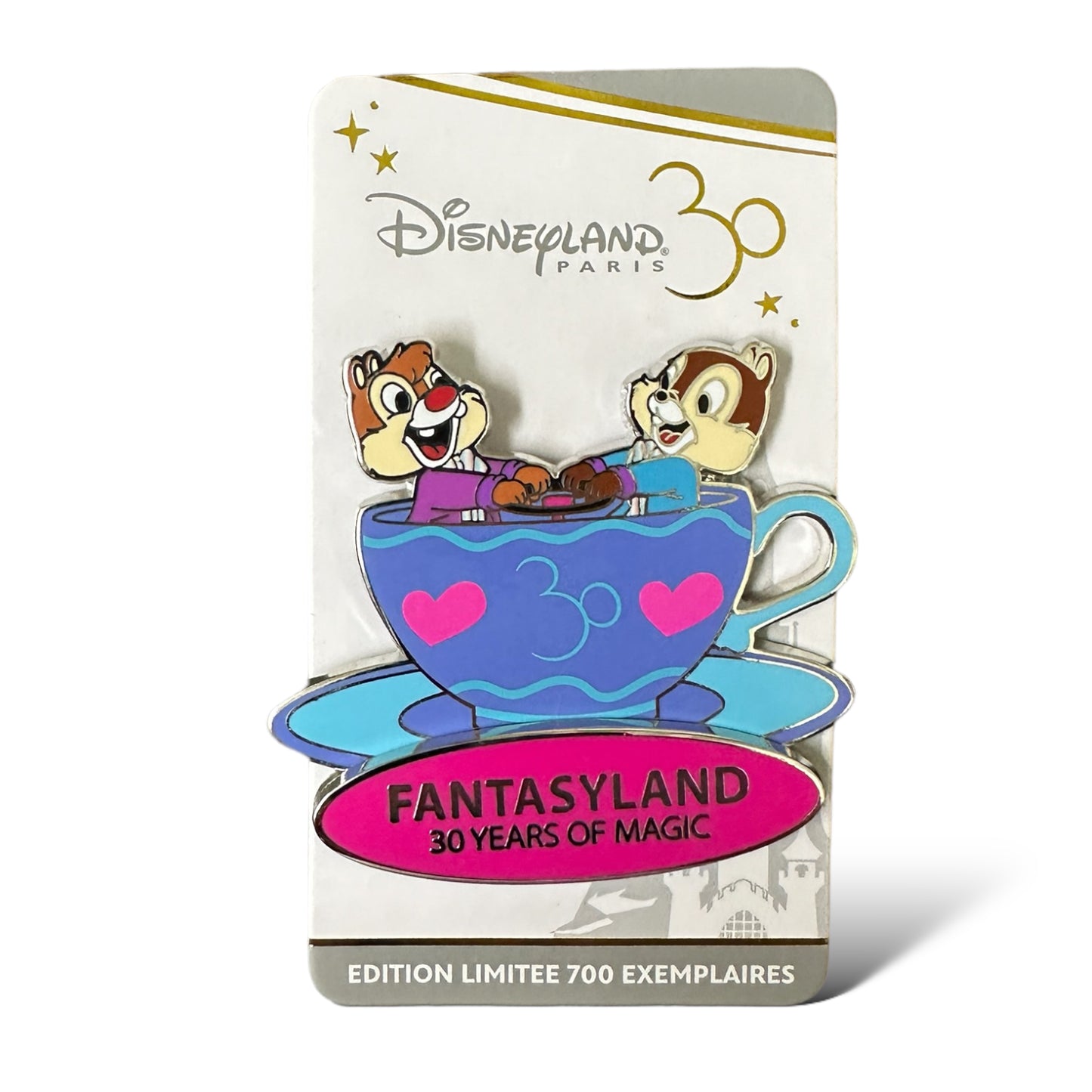 DLRP 30th Anniversary Fantasyland Chip n' Dale Pin