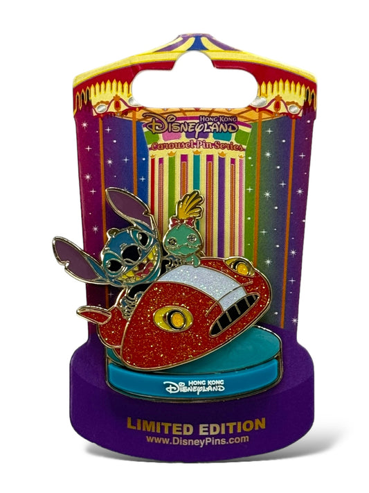 HKDL Carousel Stitch and Scrump Pin