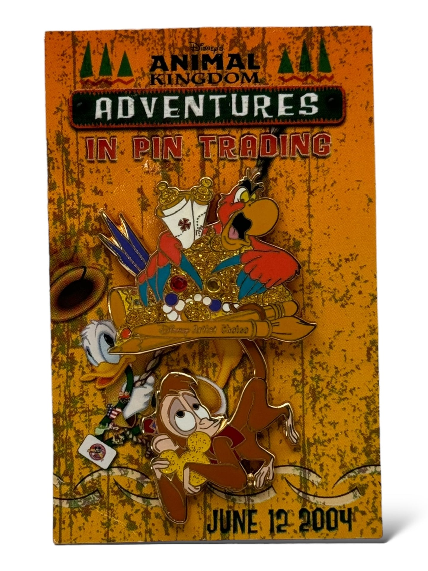 WDW Adventures in Pin Trading Abu and Iago Pin