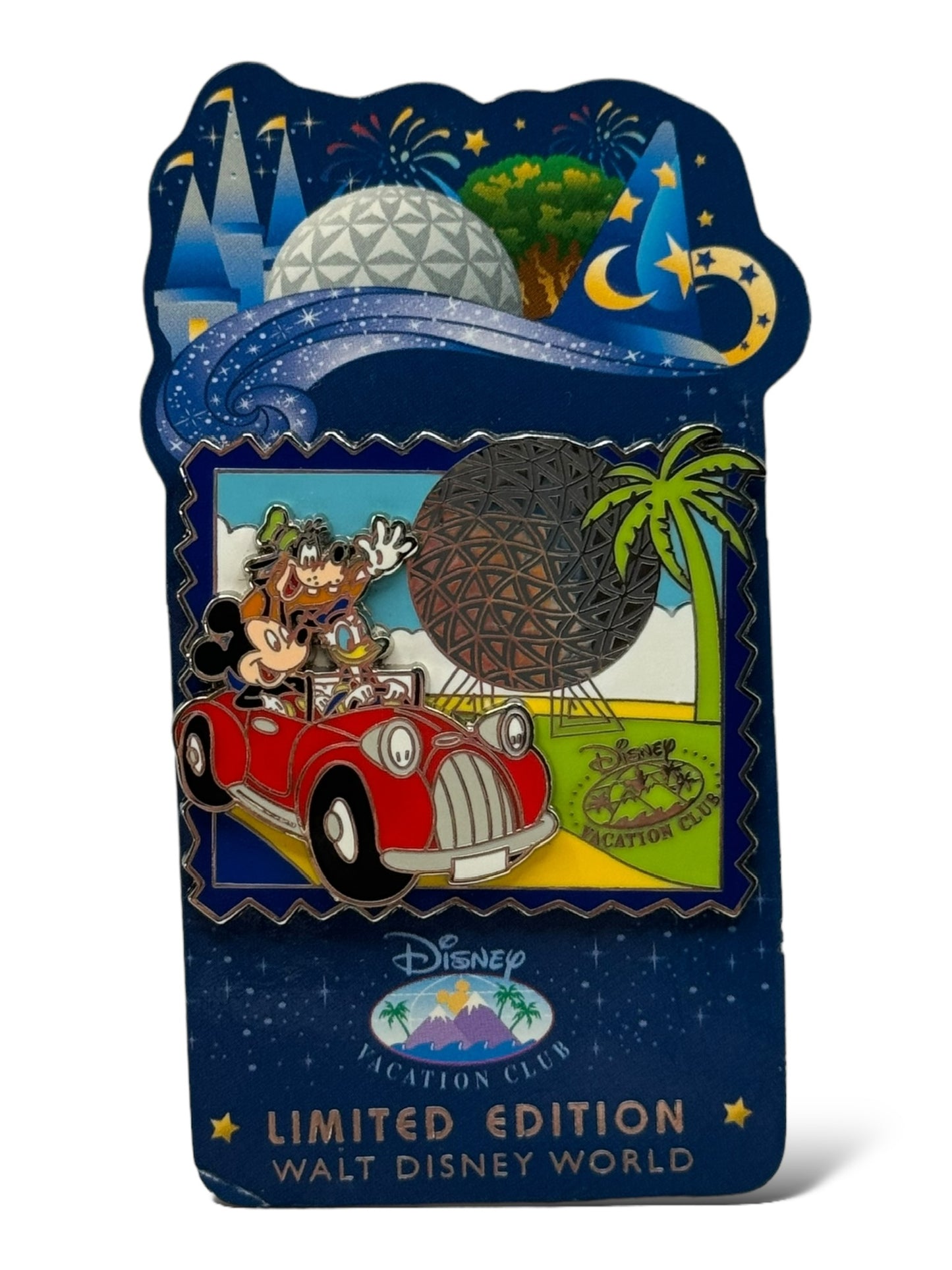 DVC Mickey, Donald and Goofy at Epcot Pin