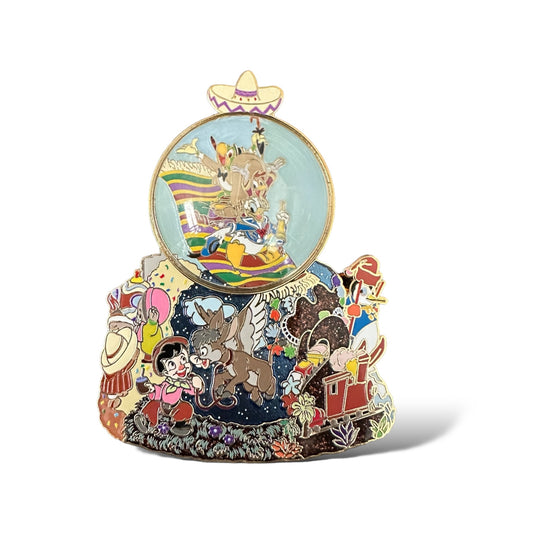 DEC Snow Globe The Three Caballeros Pin