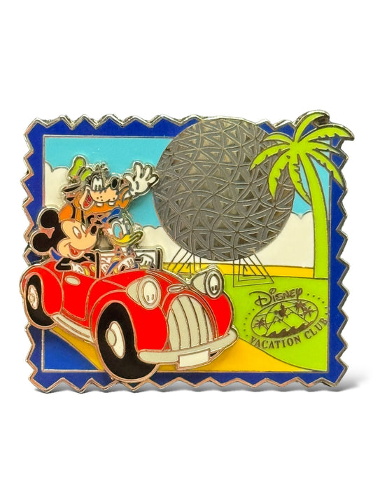 DVC Mickey, Donald and Goofy at Epcot Pin