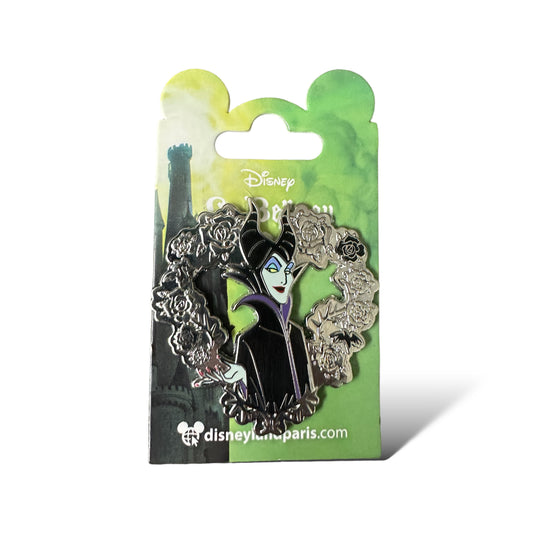 DLRP Sleeping Beauty Maleficent Rose Thorn Frame Pin