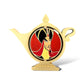 DEC Good vs. Evil Spinner Aladdin and Jafar Pin