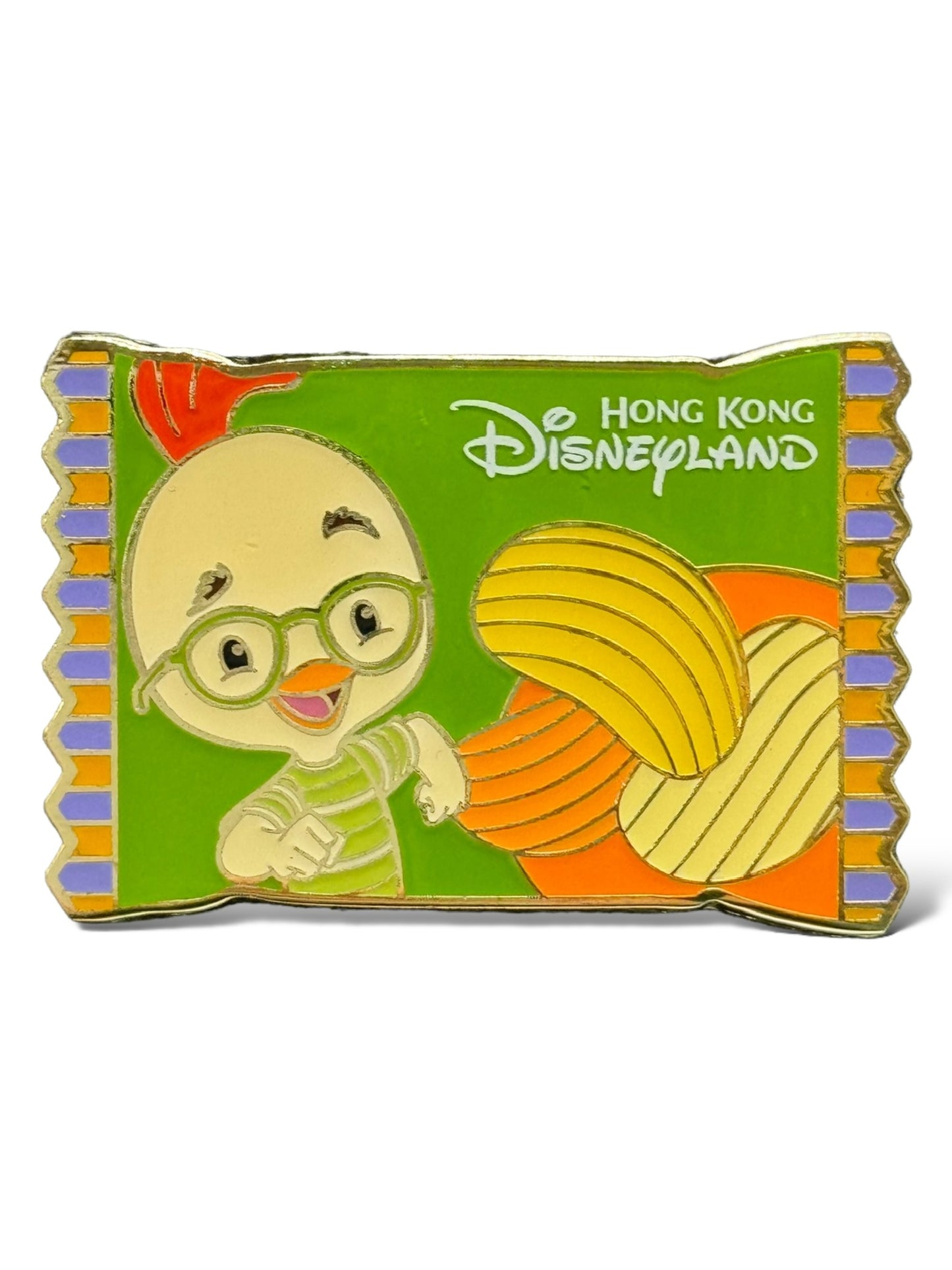 HKDL Pin Trading Carnival Snack Pack Chicken Little Pin