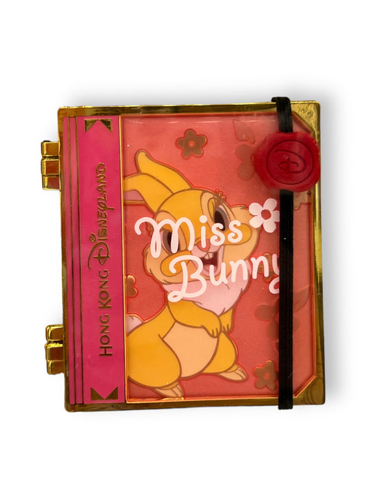 HKDL Magic Access Exclusive Jumbo Book Miss Bunny Pin