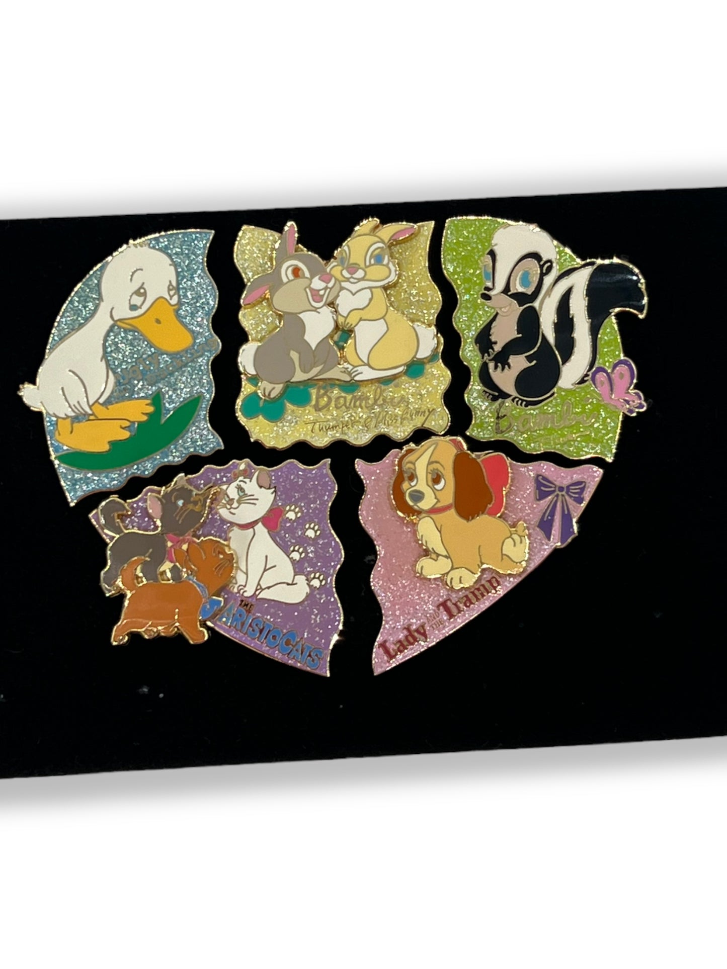 JDS Sweet Friends Heart 5 Pin Set