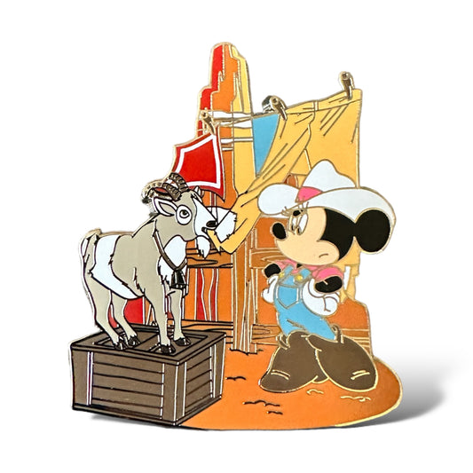 DLRP Minnie and Daisy Attractions Minnie & Goat Big Thunder Mountain Pin