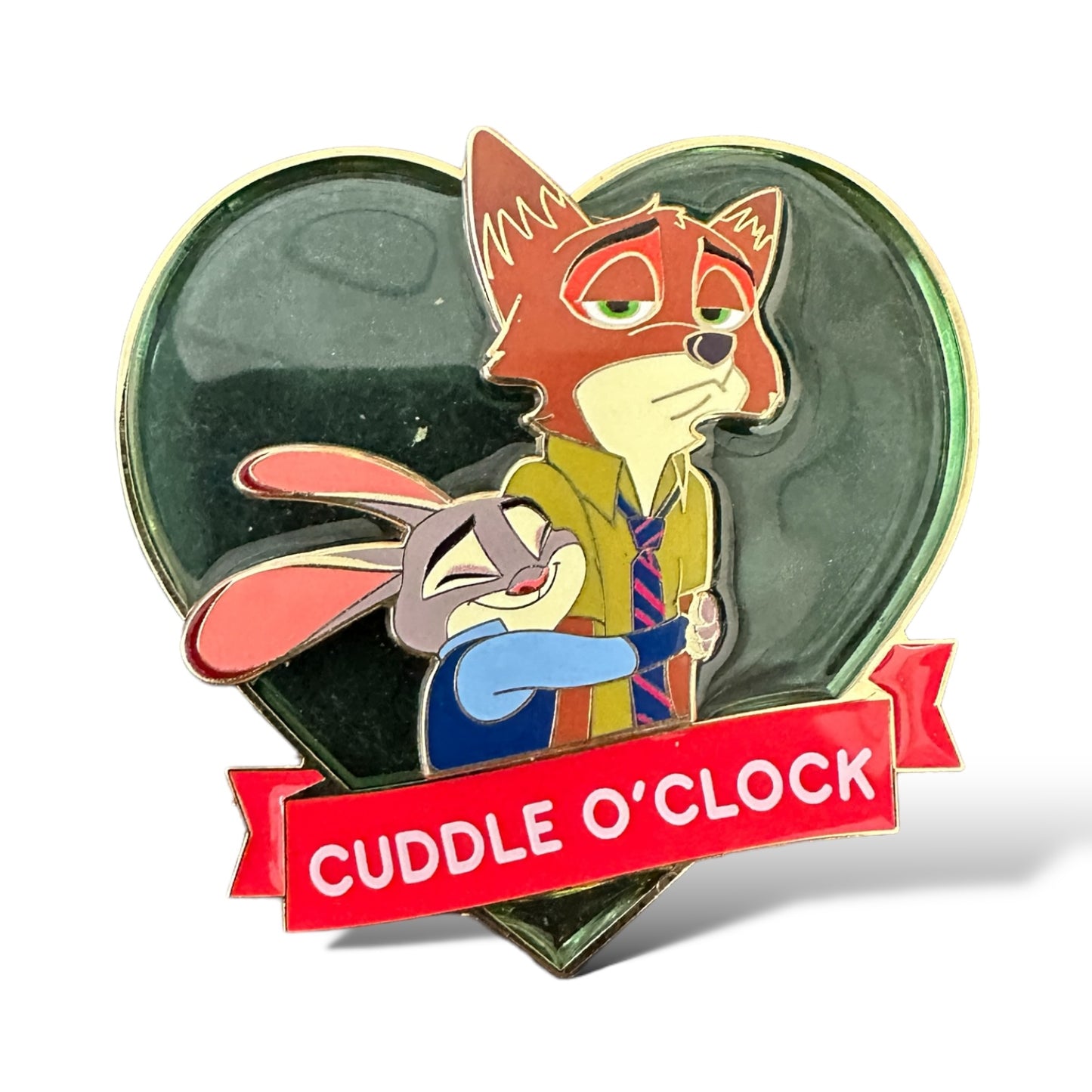 DEC Cuddle O'Clock Judy Hopps and Nick Wilde Pin