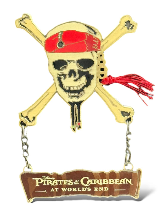 DSSH Pirates of The Caribbean: At World's End Skull and Crossbones Dangle Pin