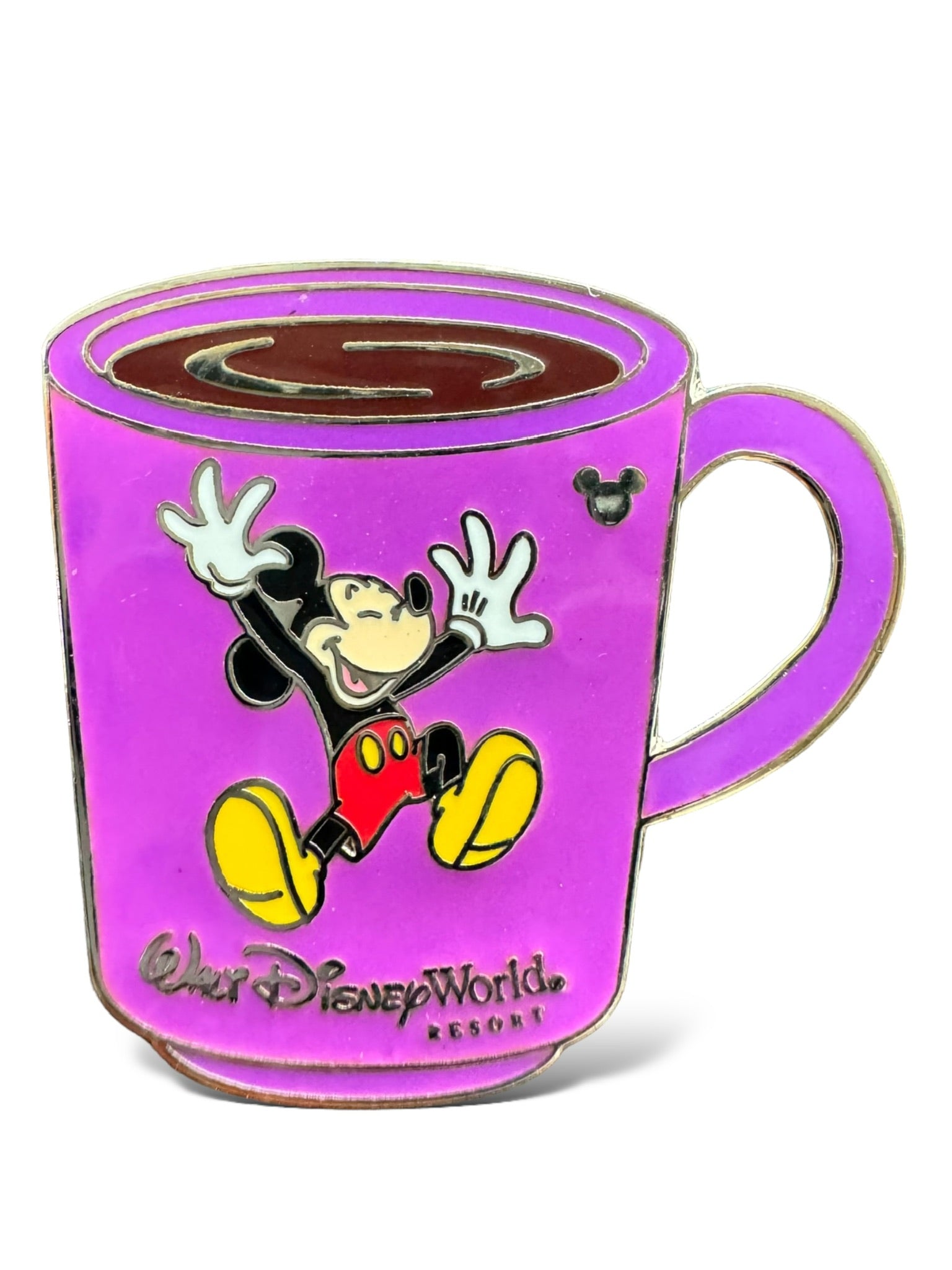 Cast Lanyard WDW Coffee Mugs Mickey Hidden Mickey Pin