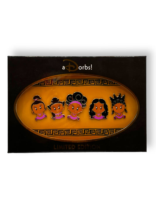 WDI Adorbs Series Hercules Purple Muses 5 Pin Set