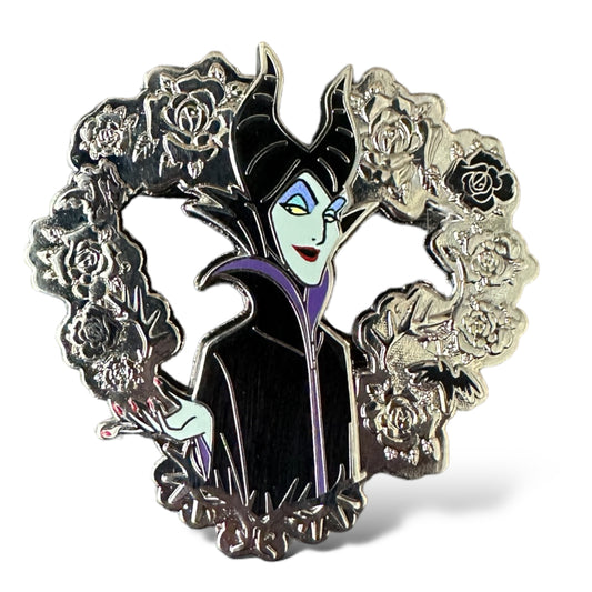 DLRP Sleeping Beauty Maleficent Rose Thorn Frame Pin