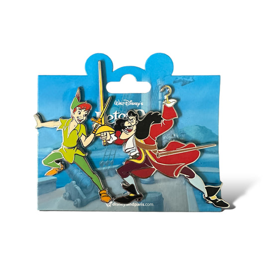 DLRP Peter Pan Fighting Captain Hook Pin