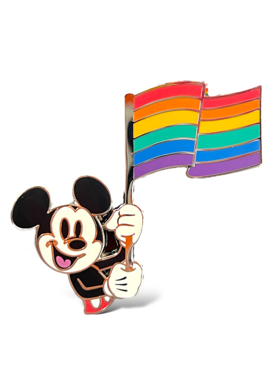 DLRP Pride Mickey Flag Pin