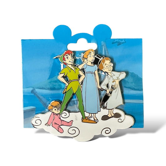 DLRP Peter Pan and Darling Children on Cloud Pin