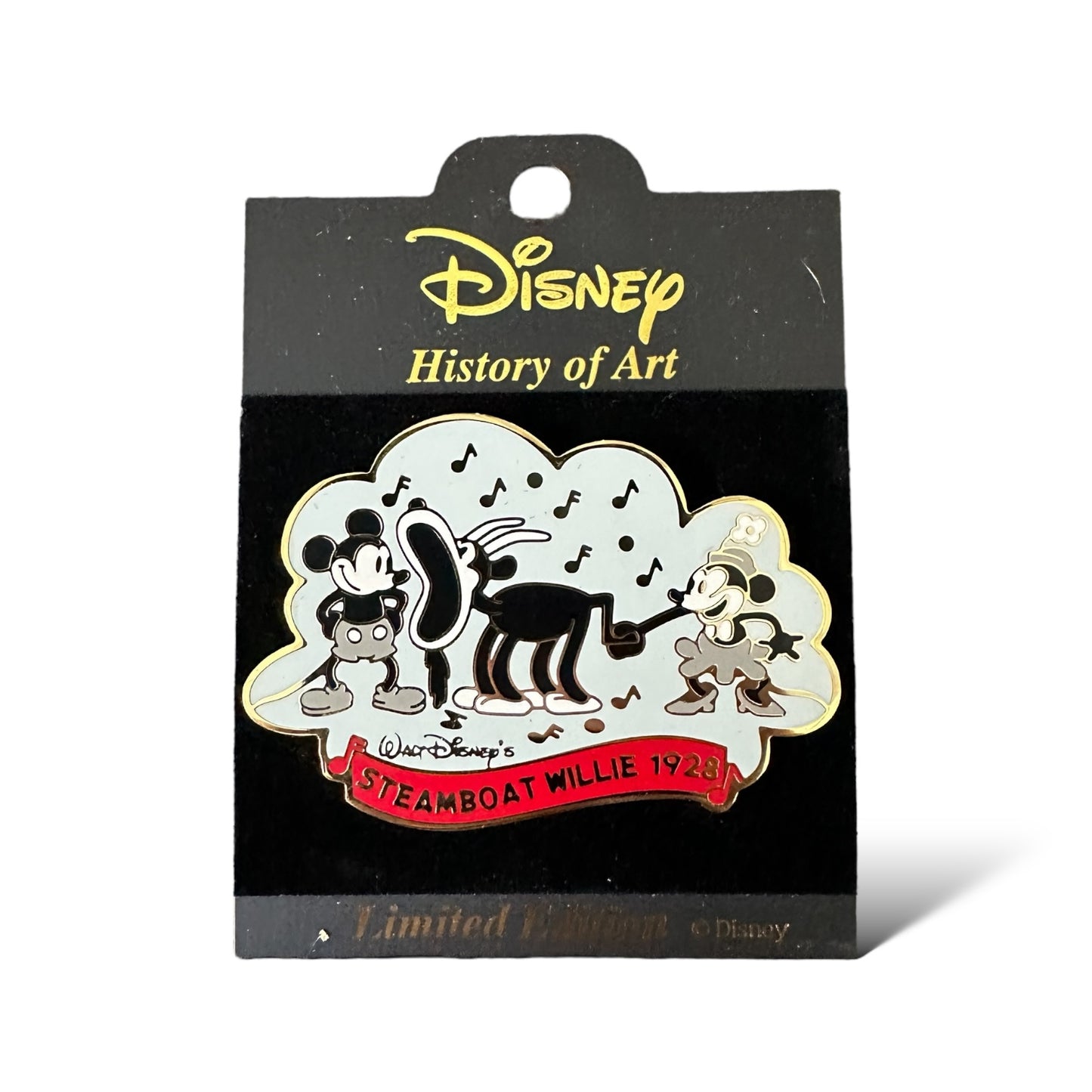 JDS History of Art Steamboat Willie Mickey and Minnie Pin