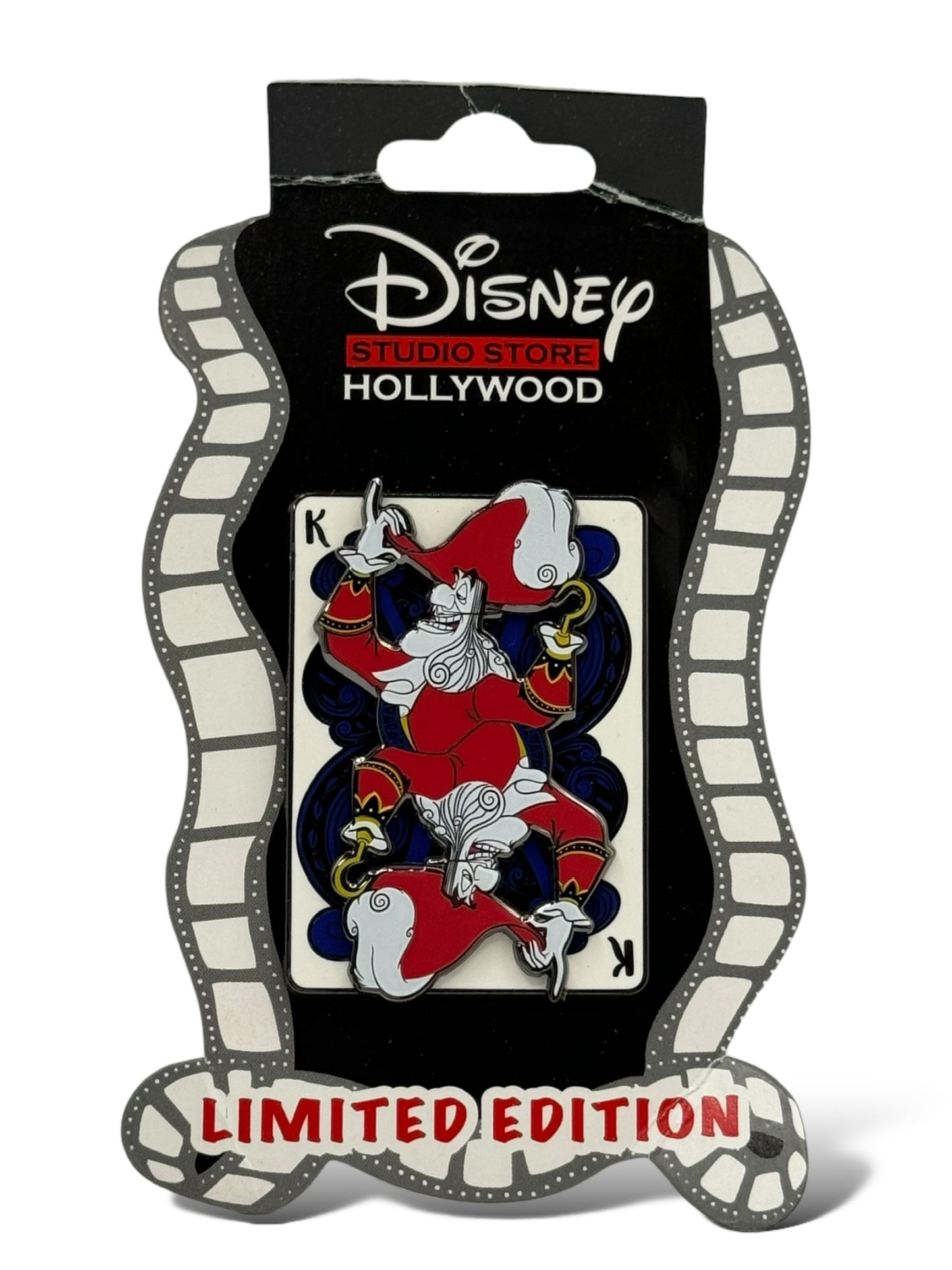 DSSH Villains Playing Cards Captain Hook Pin