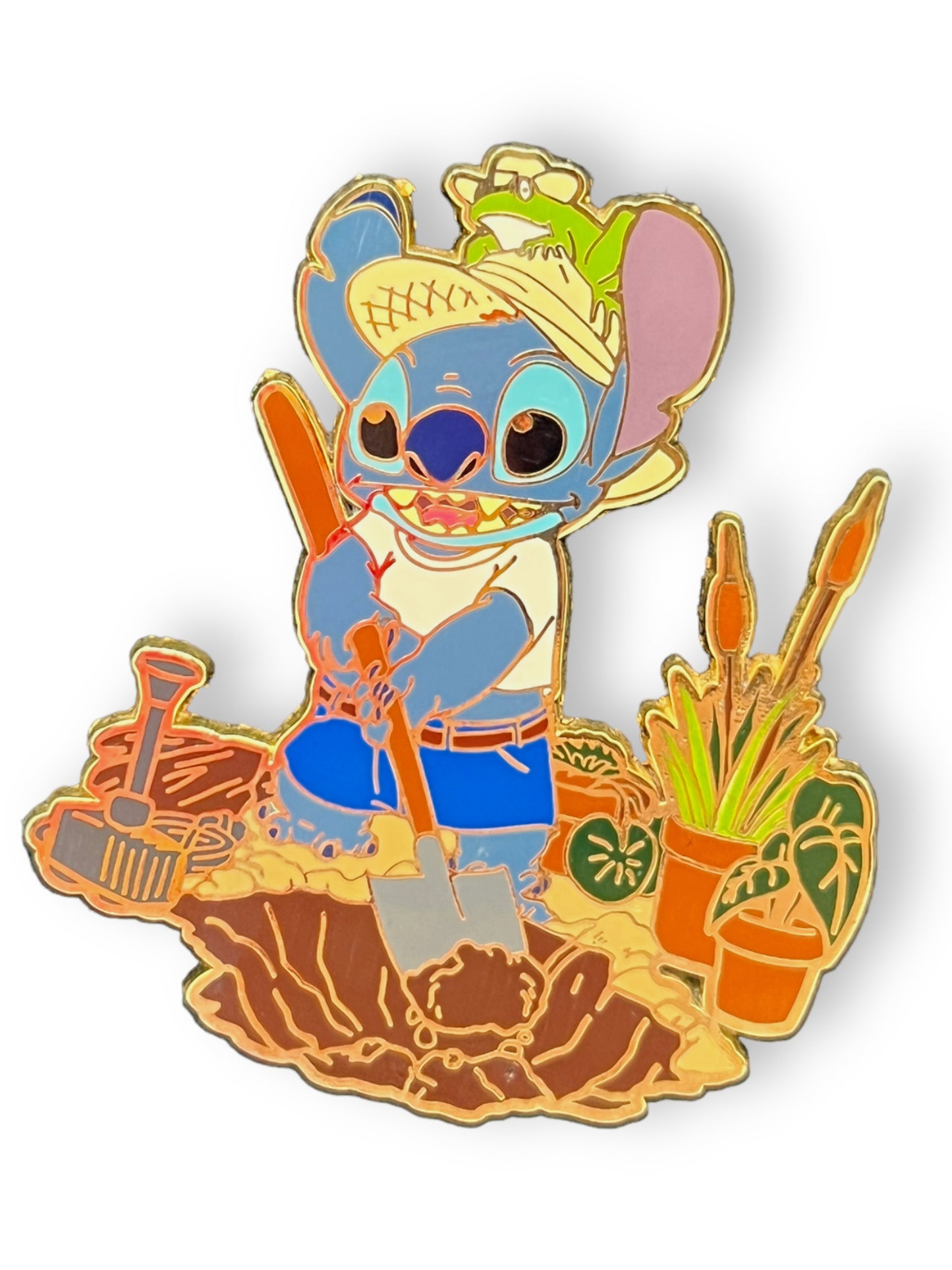 Disney Shopping Stitch Working Around The House Working In The Garden Pin