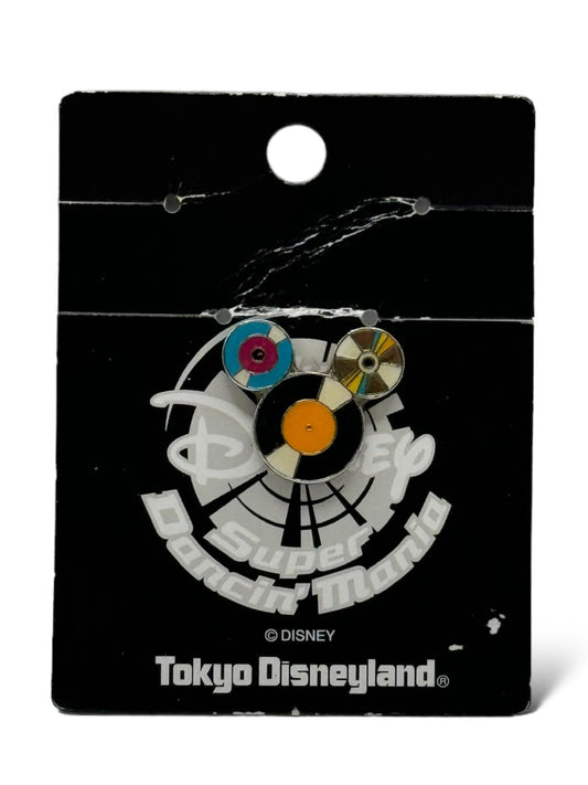 TDR Super Dancin' Mania Mickey Icon Records Pin