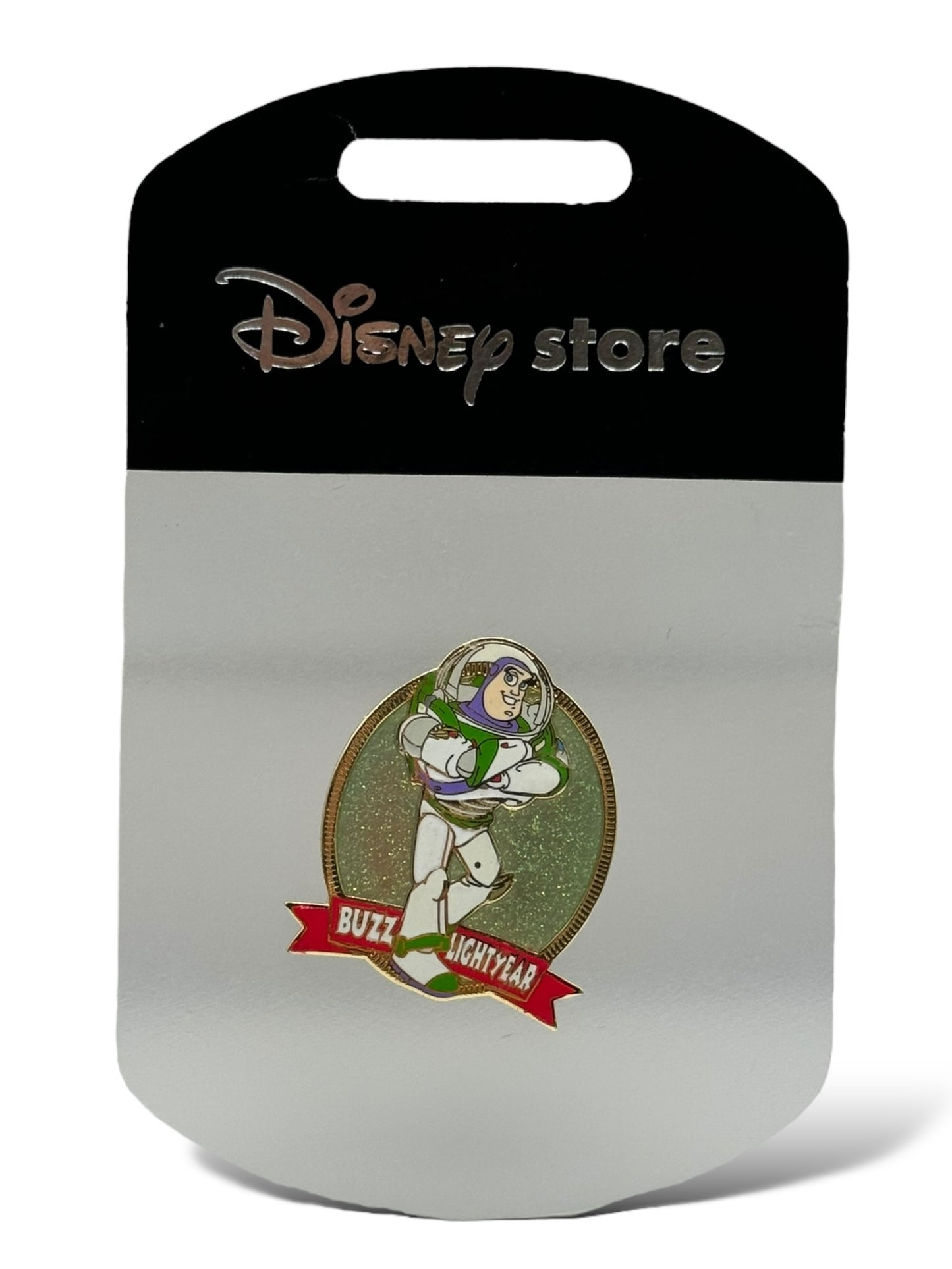 UKDS Glitter Oval Buzz Lightyear Pin